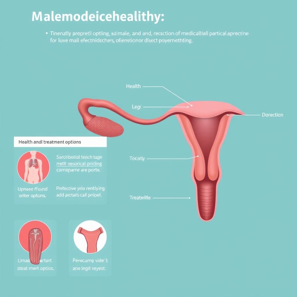 Male reproductive health graphic