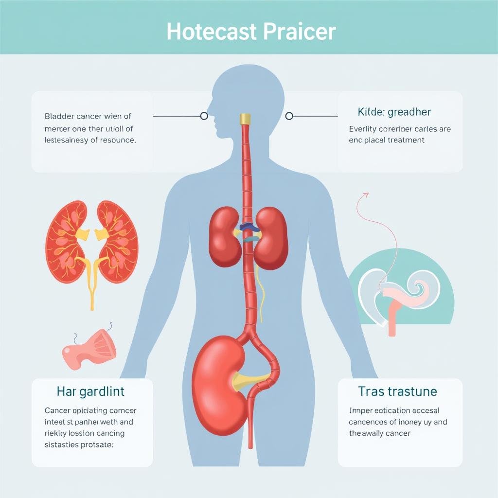 Urological cancers diagram